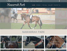 Tablet Screenshot of nawarrahpark.com